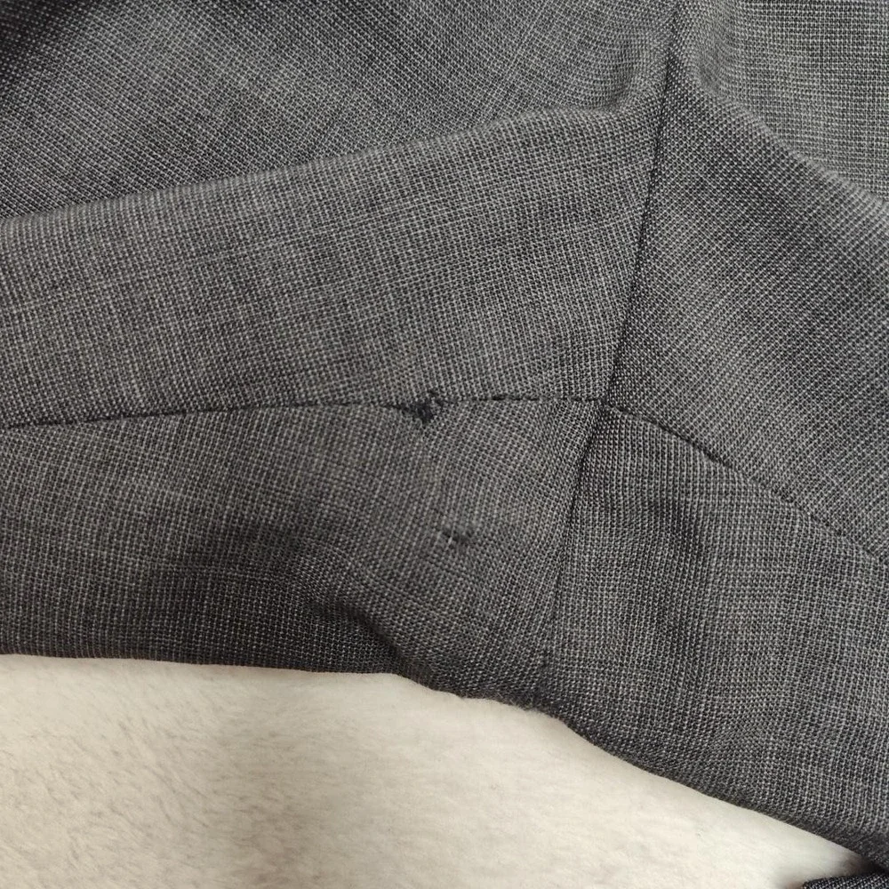 Banana‎ Republic Pants Mens 36x34 Gray Slim Wool Spandex Marzotto Dress Slacks
